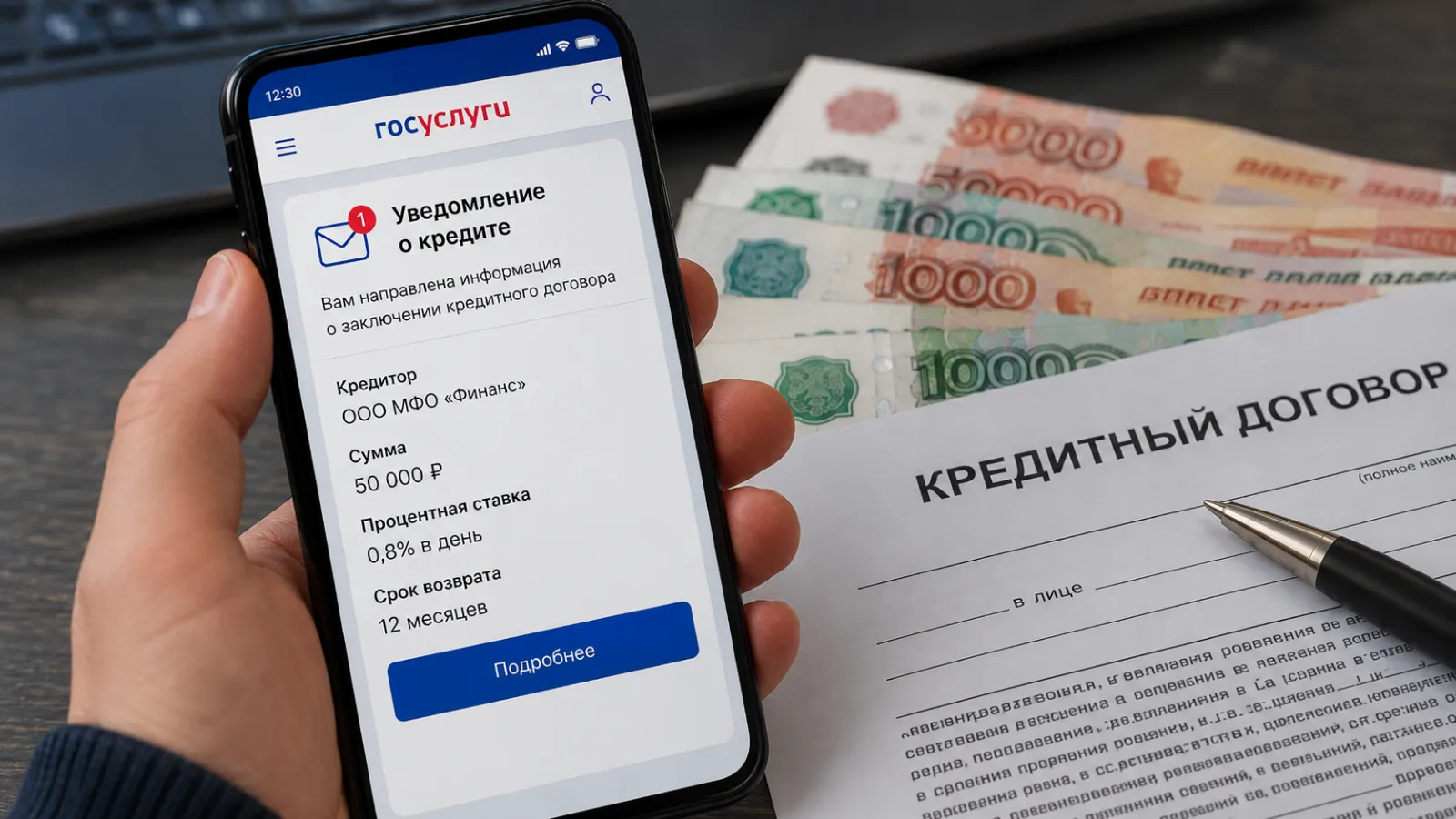 Обложка материала «Уведомления о кредитах через Госуслуги: что изменил Путин»