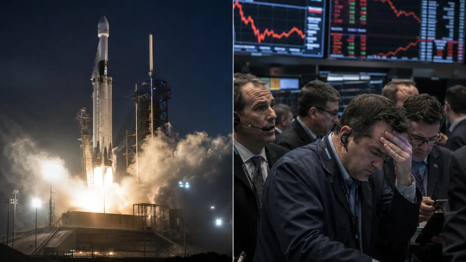 Обложка материала «SpaceX открывает рынок для продавцов после обвала акций»