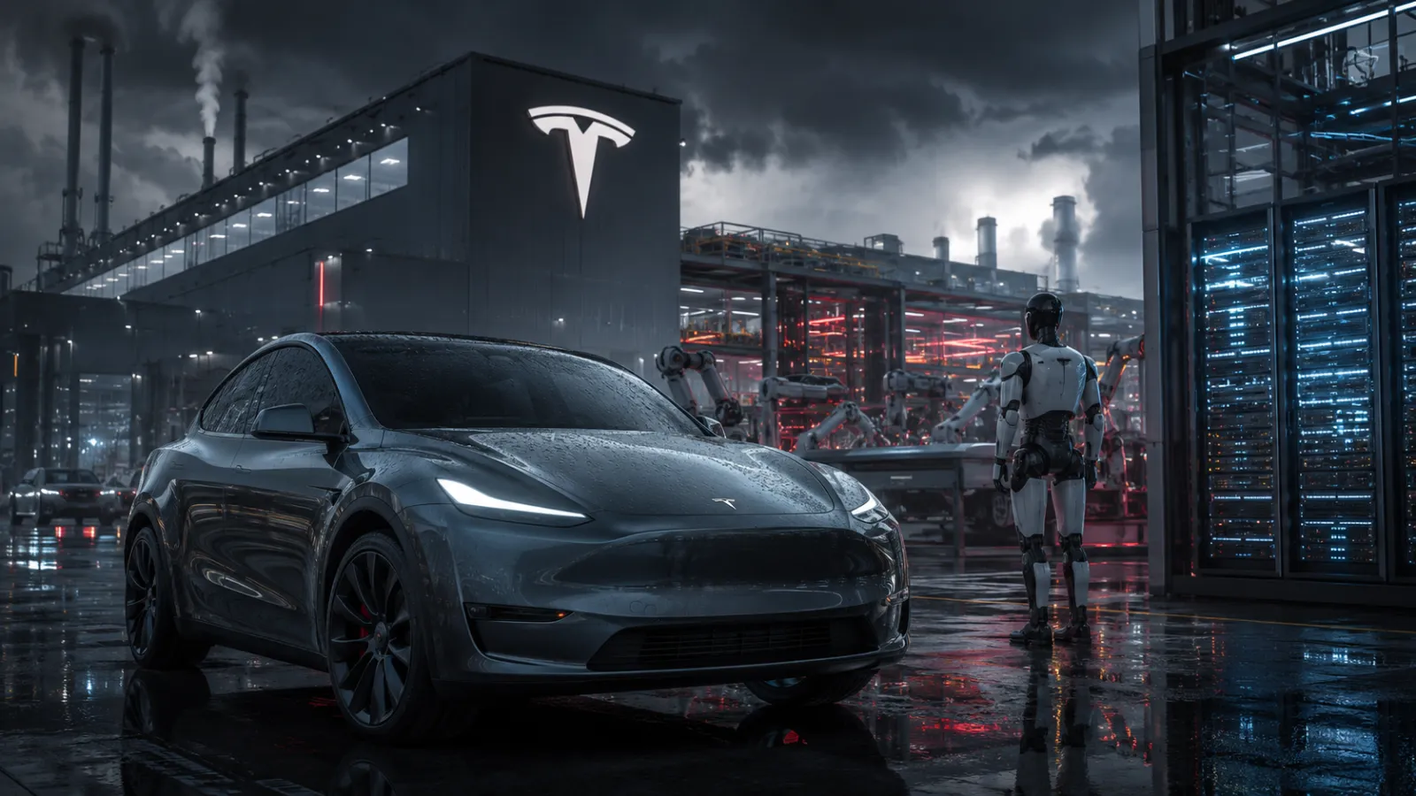 Обложка материала «Tesla потеряла четверть стоимости. Теперь рынок ждёт отдачи от ИИ Маска»